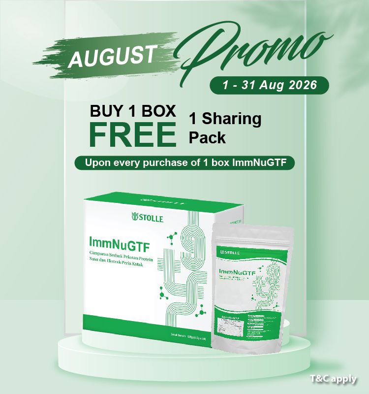 什么？购买 1 盒 ImmNuGTF，免费送 1 包分享包！Buy 1 Box of ImmNuGTF & Get 1 FREE Sharing Pack!